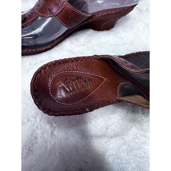 Clark’s Artisan Collection leather sandal women size 6 M - Picture 5 of 8